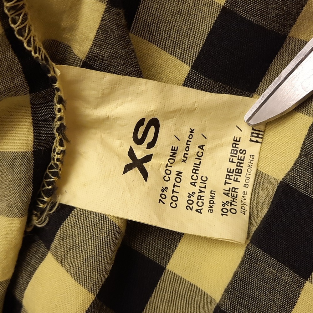 NWT, Comme des Fuckdown Tartan Logo Maxi Skirt - Picture 14 of 14